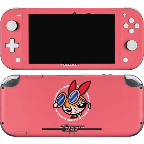 Cartoon Network Powerpuff Girls Blossom Nintendo Switch Lite Skin