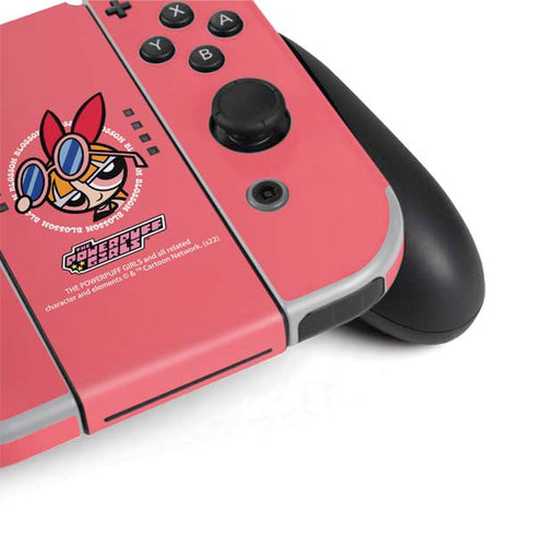 Cartoon Network Powerpuff Girls Blossom Nintendo Switch OLED (2021) Skin