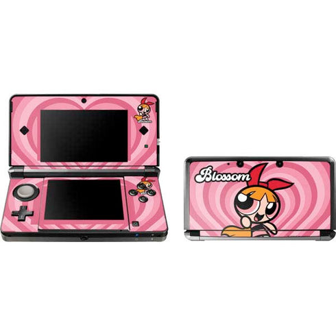 Cartoon Network Powerpuff Girls Blossom Pink Hearts 3DS (2011) Skin
