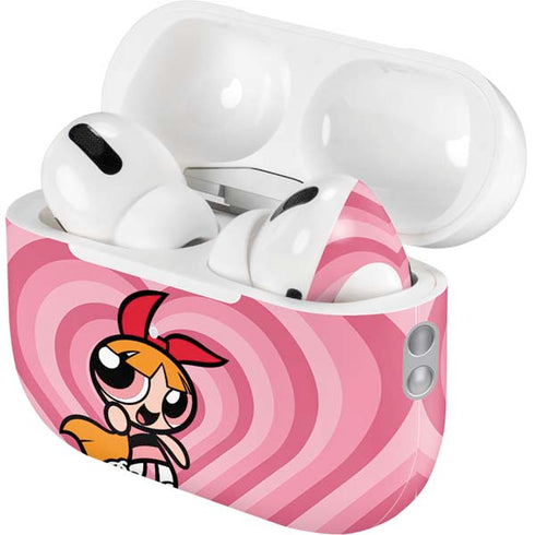 Cartoon Network Powerpuff Girls Blossom Pink Hearts AirPods Pro 2nd Gen Skin