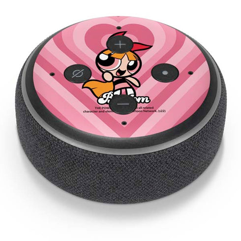Cartoon Network Powerpuff Girls Blossom Pink Hearts Amazon Echo Dot Skin
