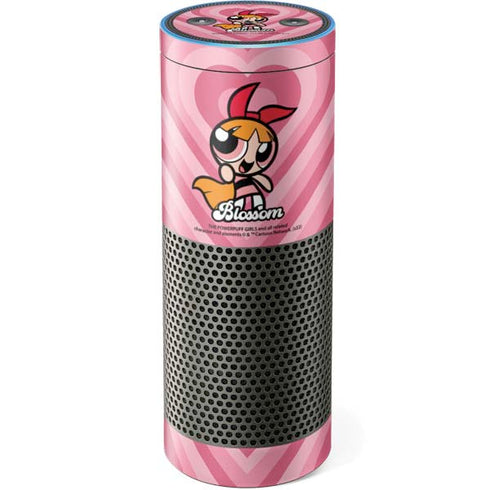 Cartoon Network Powerpuff Girls Blossom Pink Hearts Amazon Echo Skin