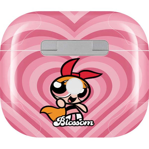 Cartoon Network Powerpuff Girls Blossom Pink Hearts Apple AirPods (3rd Gen 2021) Skin