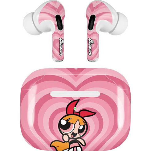 Cartoon Network Powerpuff Girls Blossom Pink Hearts Apple AirPods Pro Skin
