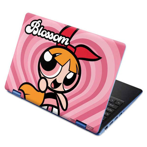 Cartoon Network Powerpuff Girls Blossom Pink Hearts Aspire R11 11.6in Skin