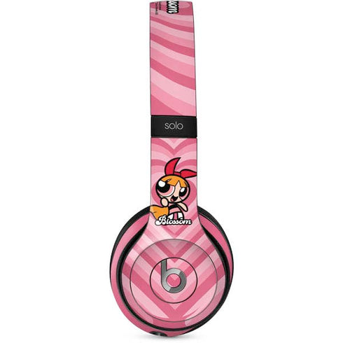 Cartoon Network Powerpuff Girls Blossom Pink Hearts Beats Solo 2 Wired Skin