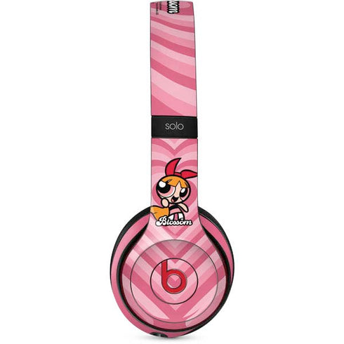 Cartoon Network Powerpuff Girls Blossom Pink Hearts Beats Solo 2 Wireless Skin