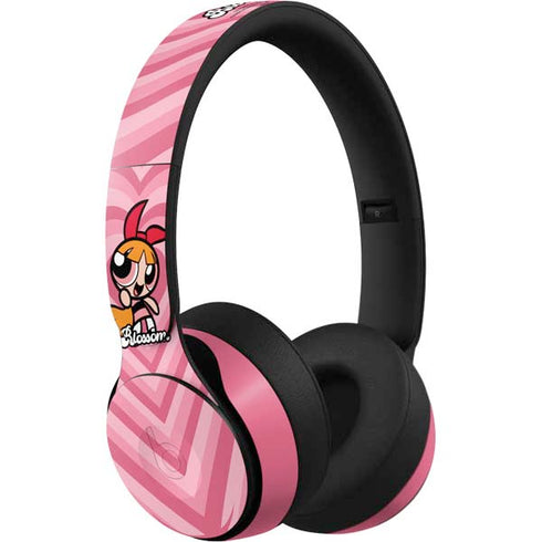 Cartoon Network Powerpuff Girls Blossom Pink Hearts Beats Solo Pro Skin