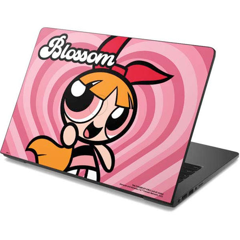 Cartoon Network Powerpuff Girls Blossom Pink Hearts Dell Chromebook Skin