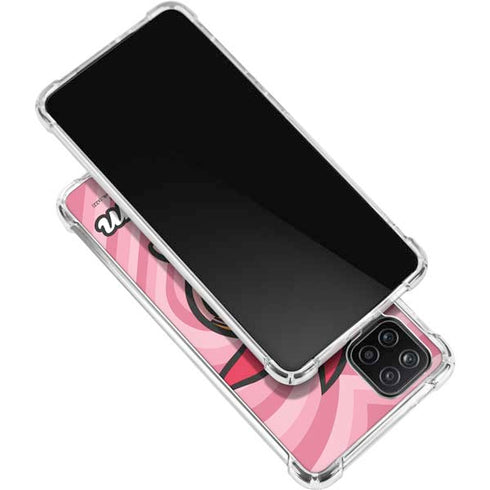 Cartoon Network Powerpuff Girls Blossom Pink Hearts Galaxy A12 Clear Case