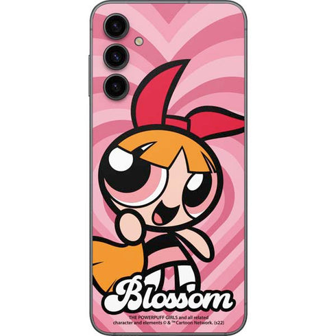 Cartoon Network Powerpuff Girls Blossom Pink Hearts Galaxy A14 5G Skin