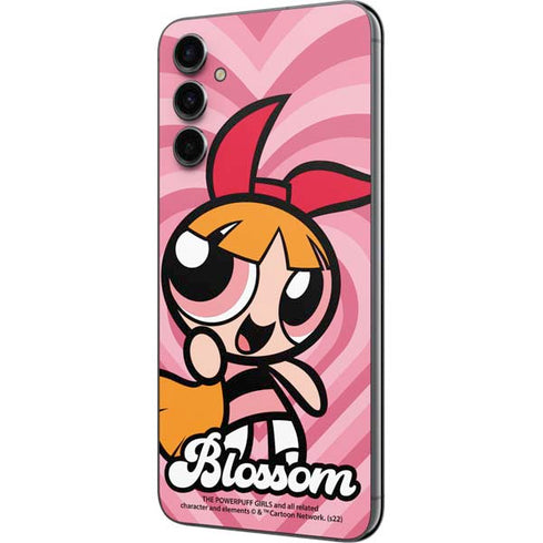 Cartoon Network Powerpuff Girls Blossom Pink Hearts Galaxy A14 5G Skin