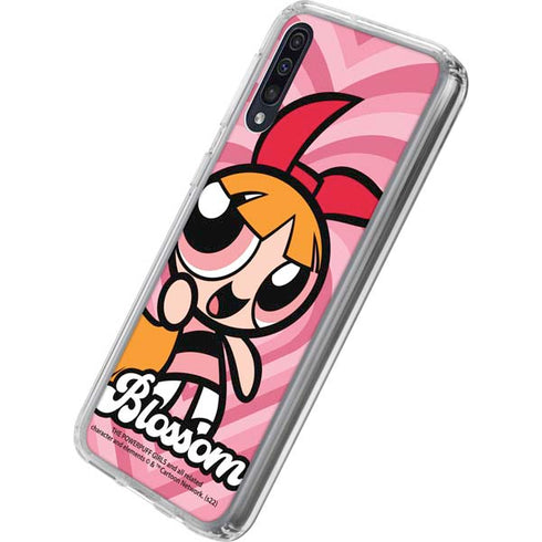 Cartoon Network Powerpuff Girls Blossom Pink Hearts Galaxy A50 Clear Case