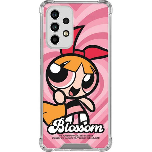Cartoon Network Powerpuff Girls Blossom Pink Hearts Galaxy A53 5G Clear Case