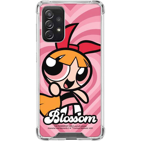 Cartoon Network Powerpuff Girls Blossom Pink Hearts Galaxy A72 5G Clear Case
