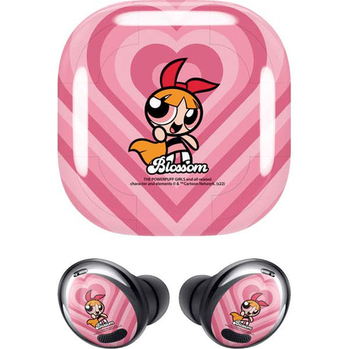 Cartoon Network Powerpuff Girls Blossom Pink Hearts Galaxy Buds Pro Skin