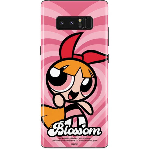 Cartoon Network Powerpuff Girls Blossom Pink Hearts Galaxy Note 8 Skin