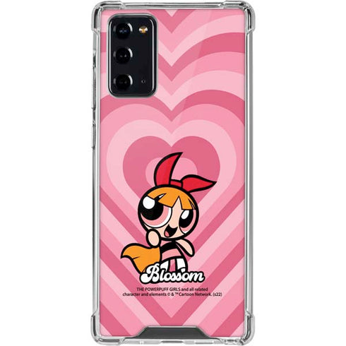 Cartoon Network Powerpuff Girls Blossom Pink Hearts Galaxy Note20 5G Clear Case
