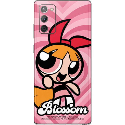 Cartoon Network Powerpuff Girls Blossom Pink Hearts Galaxy Note20 5G Skin
