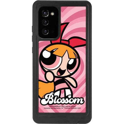 Cartoon Network Powerpuff Girls Blossom Pink Hearts Galaxy Note20 5G Waterproof Case