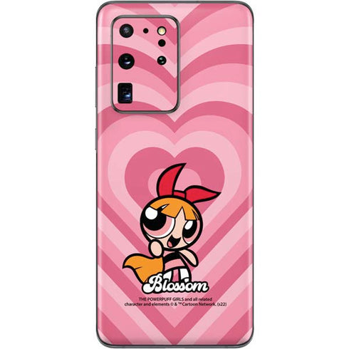 Cartoon Network Powerpuff Girls Blossom Pink Hearts Galaxy S20 Ultra 5G Skin