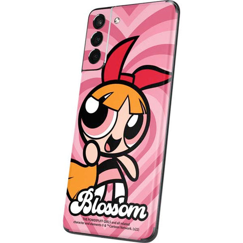 Cartoon Network Powerpuff Girls Blossom Pink Hearts Galaxy S21 5G Skin