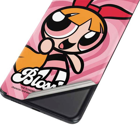 Cartoon Network Powerpuff Girls Blossom Pink Hearts Galaxy S21 Ultra 5G Skin