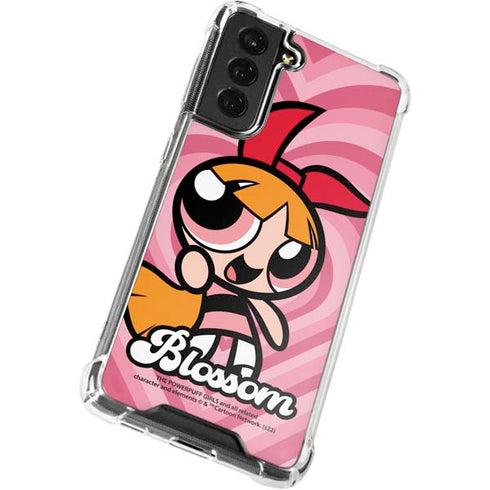 Cartoon Network Powerpuff Girls Blossom Pink Hearts Galaxy S22 Clear Case