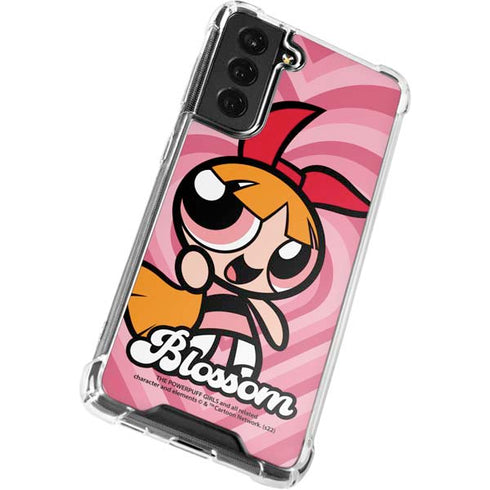 Cartoon Network Powerpuff Girls Blossom Pink Hearts Galaxy S22 Plus Clear Case