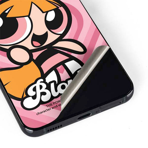 Cartoon Network Powerpuff Girls Blossom Pink Hearts Galaxy S22 Plus Skin
