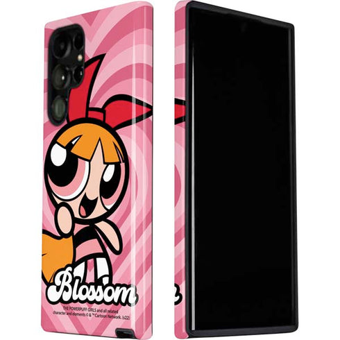 Cartoon Network Powerpuff Girls Blossom Pink Hearts Galaxy S22 Ultra Pro Case