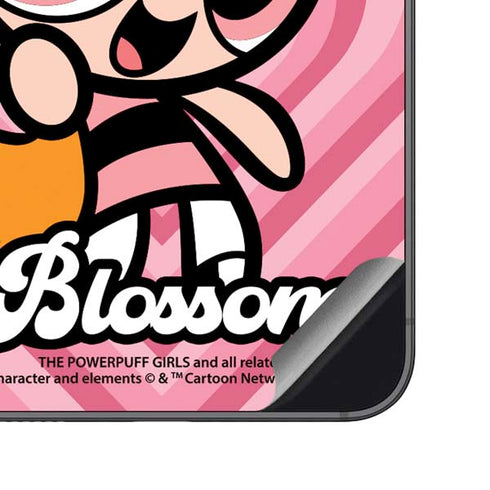 Cartoon Network Powerpuff Girls Blossom Pink Hearts Galaxy S23 FE Skin