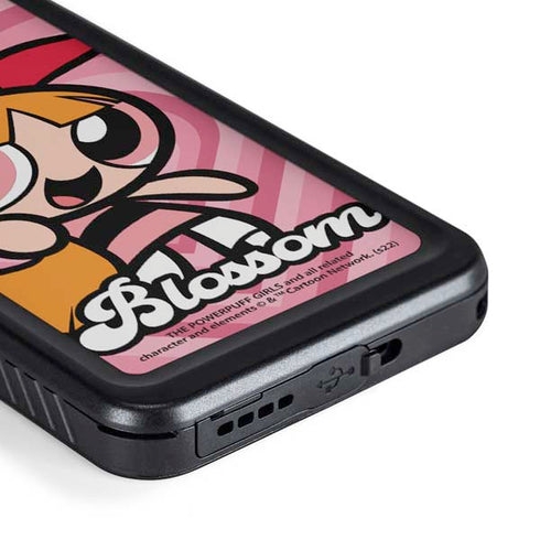 Cartoon Network Powerpuff Girls Blossom Pink Hearts Galaxy S23 Waterproof Case