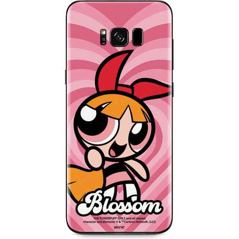 Cartoon Network Powerpuff Girls Blossom Pink Hearts Galaxy S8 Skin
