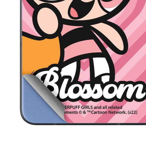 Cartoon Network Powerpuff Girls Blossom Pink Hearts Galaxy Z Fold5 5G Skin