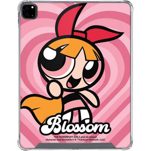 Cartoon Network Powerpuff Girls Blossom Pink Hearts iPad Pro 12.9in (2020) Clear Case