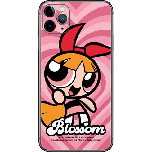 Cartoon Network Powerpuff Girls Blossom Pink Hearts iPhone 11 Pro Max Skin