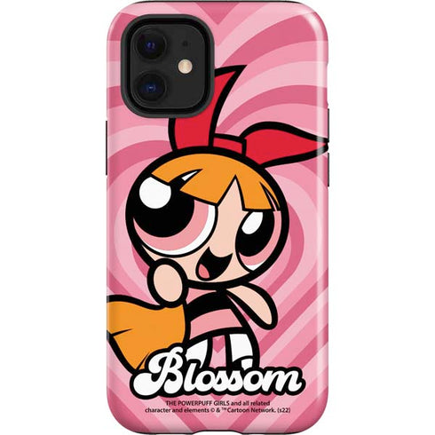 Cartoon Network Powerpuff Girls Blossom Pink Hearts iPhone 12 Mini Impact Case
