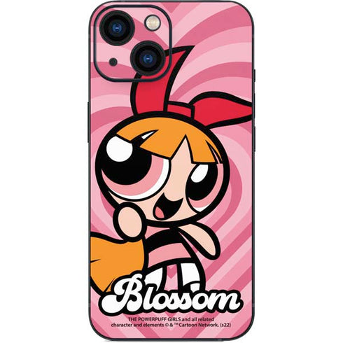Cartoon Network Powerpuff Girls Blossom Pink Hearts iPhone 13 Mini Skin