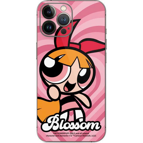 Cartoon Network Powerpuff Girls Blossom Pink Hearts iPhone 13 Pro Max Skin