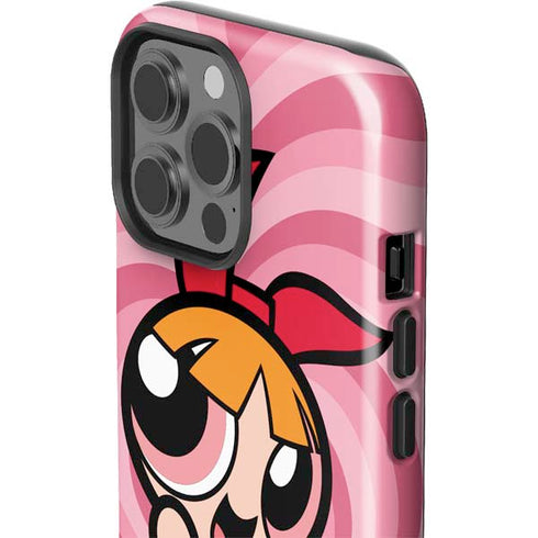 Cartoon Network Powerpuff Girls Blossom Pink Hearts iPhone 15 Pro Max Impact Case