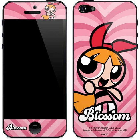 Cartoon Network Powerpuff Girls Blossom Pink Hearts iPhone 5/5s/5SE Skin