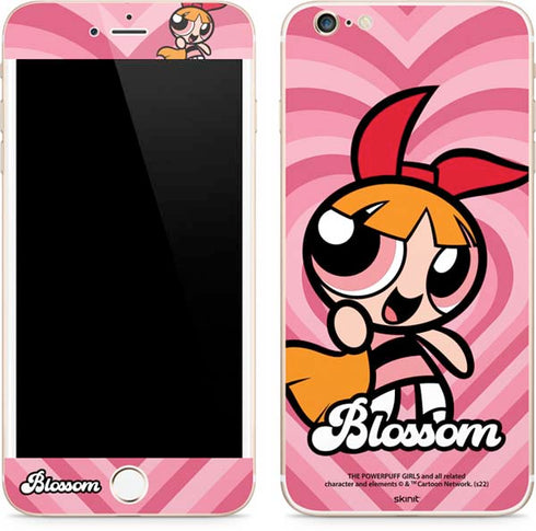 Cartoon Network Powerpuff Girls Blossom Pink Hearts iPhone 6/6s Plus Skin