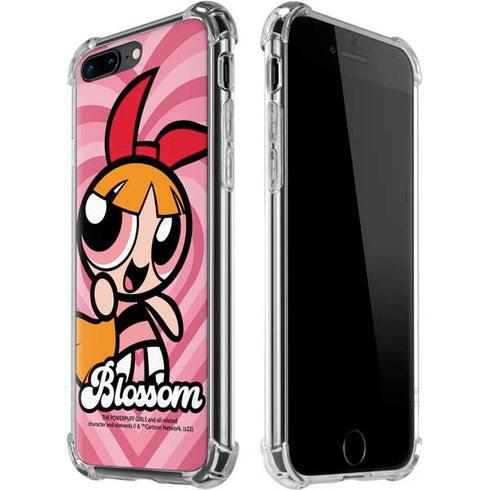 Cartoon Network Powerpuff Girls Blossom Pink Hearts iPhone 7/8 Plus Clear Case