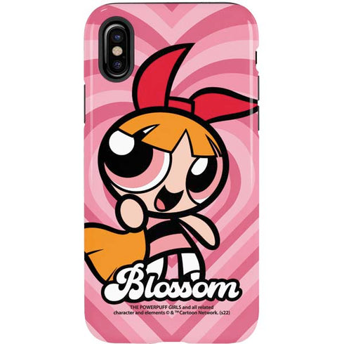 Cartoon Network Powerpuff Girls Blossom Pink Hearts iPhone X Pro Case