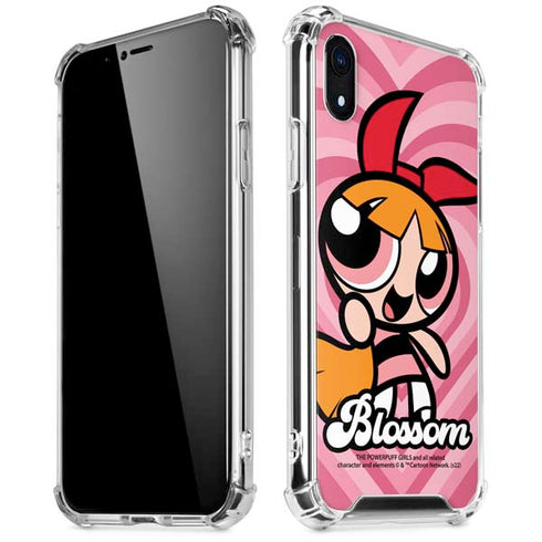 Cartoon Network Powerpuff Girls Blossom Pink Hearts iPhone XR Clear Case