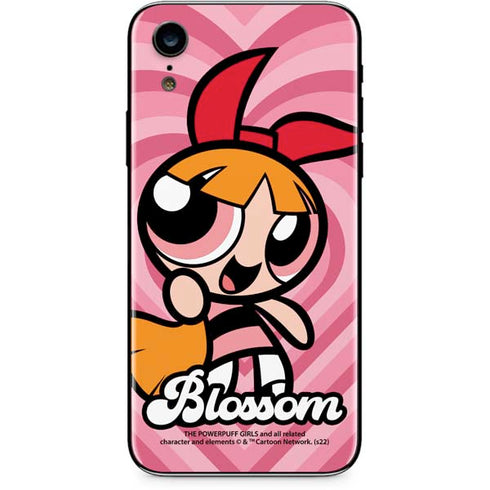 Cartoon Network Powerpuff Girls Blossom Pink Hearts iPhone XR Skin