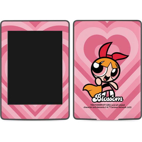 Cartoon Network Powerpuff Girls Blossom Pink Hearts Amazon Kindle Skin