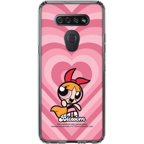 Cartoon Network Powerpuff Girls Blossom Pink Hearts LG K51/Q51 Clear Case
