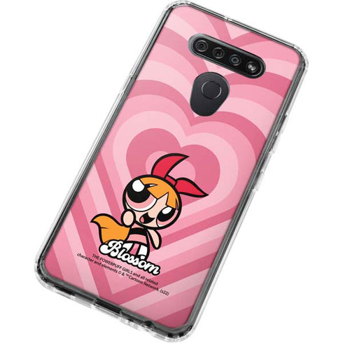 Cartoon Network Powerpuff Girls Blossom Pink Hearts LG K51/Q51 Clear Case